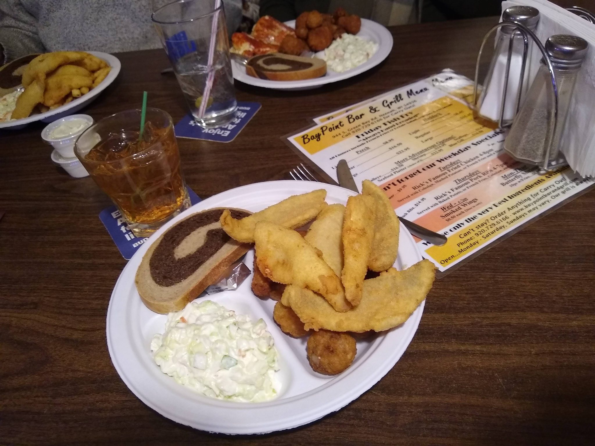 Famous Friday Hand Breaded Fish Fry at Bay Point Restaurant Neenah WI